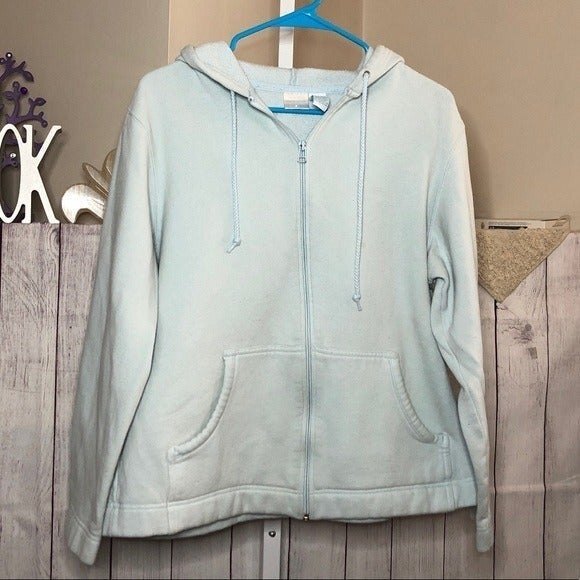 Vintage Pro Spirit sz L Full Zip Hooded Sweatshirt - Picture 1 of 7
